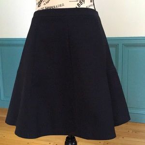 J. Crew black aline mini skirt